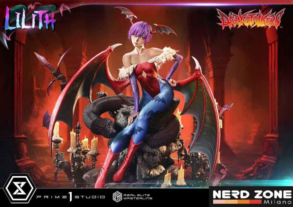 PRIME 1 STUDIO - Darkstalkers Real Elite Masterline Series Statue 1/4 Lilith Bonus Version 52 cm