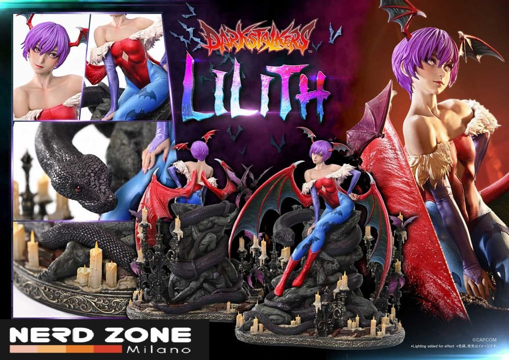 PRIME 1 STUDIO - Darkstalkers Real Elite Masterline Series Statue 1/4 Lilith Bonus Version 52 cm