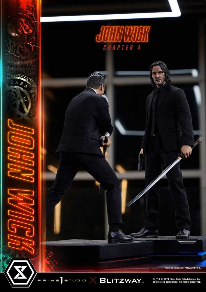 PRIME 1 STUDIO - John Wick Chapter 4 Ultimate Premium Masterline Series Statue 1/4 John Wick Deluxe Version 54 cm