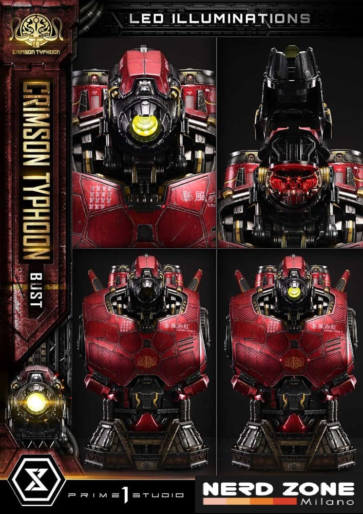 PRIME 1 STUDIO - Pacific Rim Life Size Bust 1/1 Crimson Typhoon 73 cm