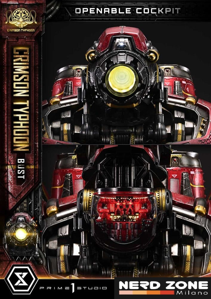 PRIME 1 STUDIO - Pacific Rim Life Size Bust 1/1 Crimson Typhoon 73 cm