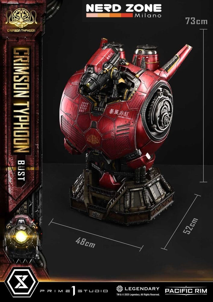PRIME 1 STUDIO - Pacific Rim Life Size Bust 1/1 Crimson Typhoon 73 cm