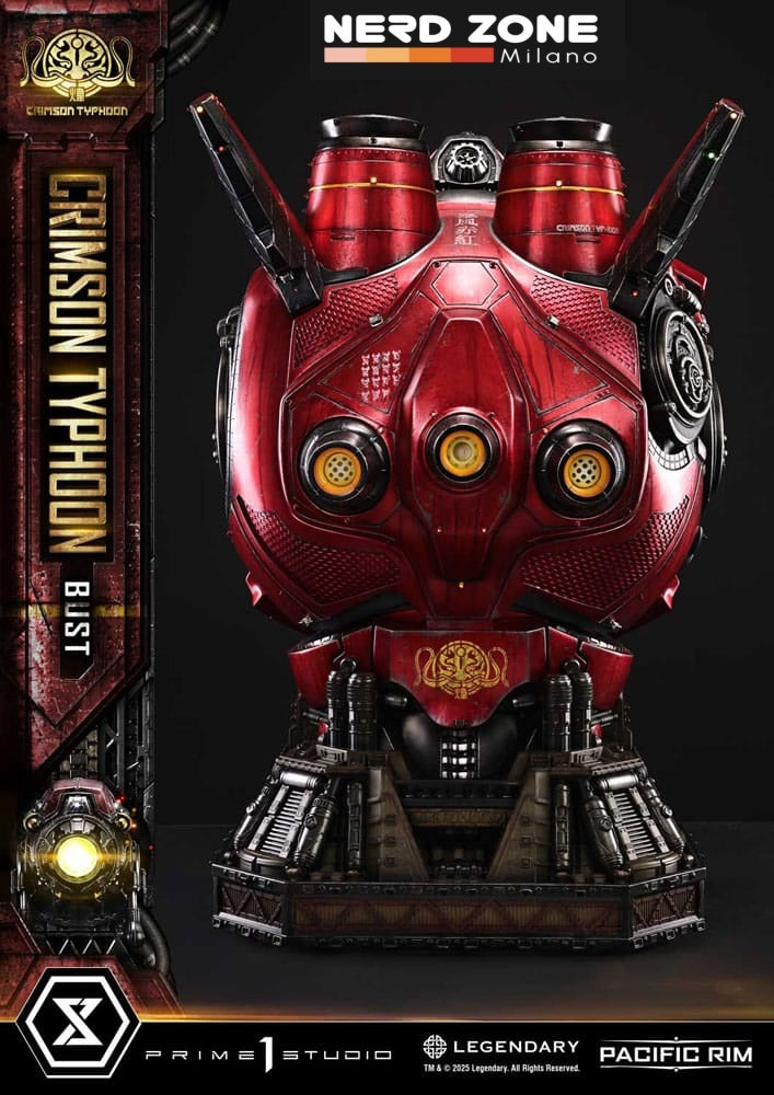 PRIME 1 STUDIO - Pacific Rim Life Size Bust 1/1 Crimson Typhoon 73 cm