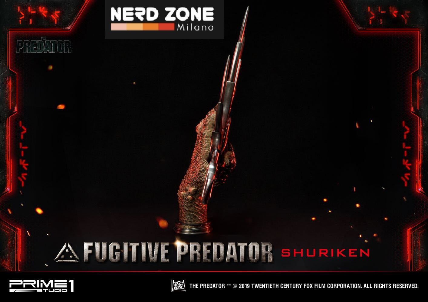 PRIME 1 STUDIO - Predator 2018 Bust 1/1 Fugitive Predator Shuriken 65 cm