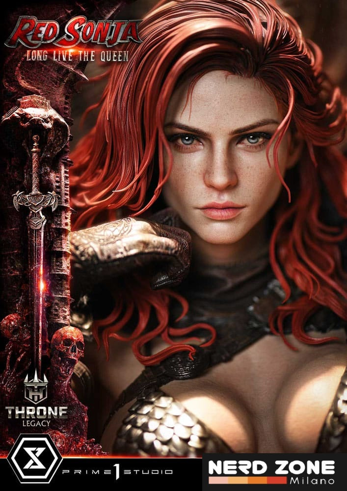 PRIME 1 STUDIO - Red Sonja Throne Legacy Collection Statue Statue 1/3 Red Sonja: Long Live the Queen 77 cm