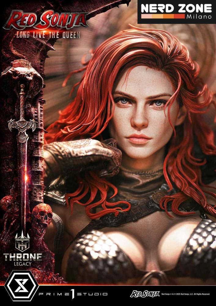 PRIME 1 STUDIO - Red Sonja Throne Legacy Collection Statue Statue 1/3 Red Sonja: Long Live the Queen 77 cm