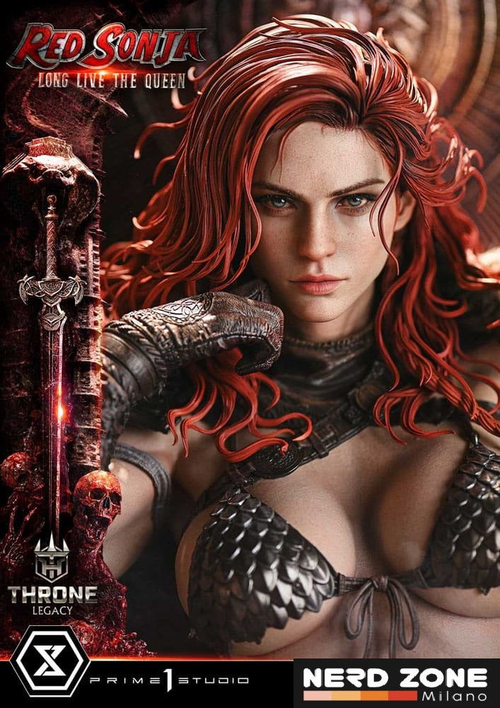 PRIME 1 STUDIO - Red Sonja Throne Legacy Collection Statue Statue 1/3 Red Sonja: Long Live the Queen 77 cm