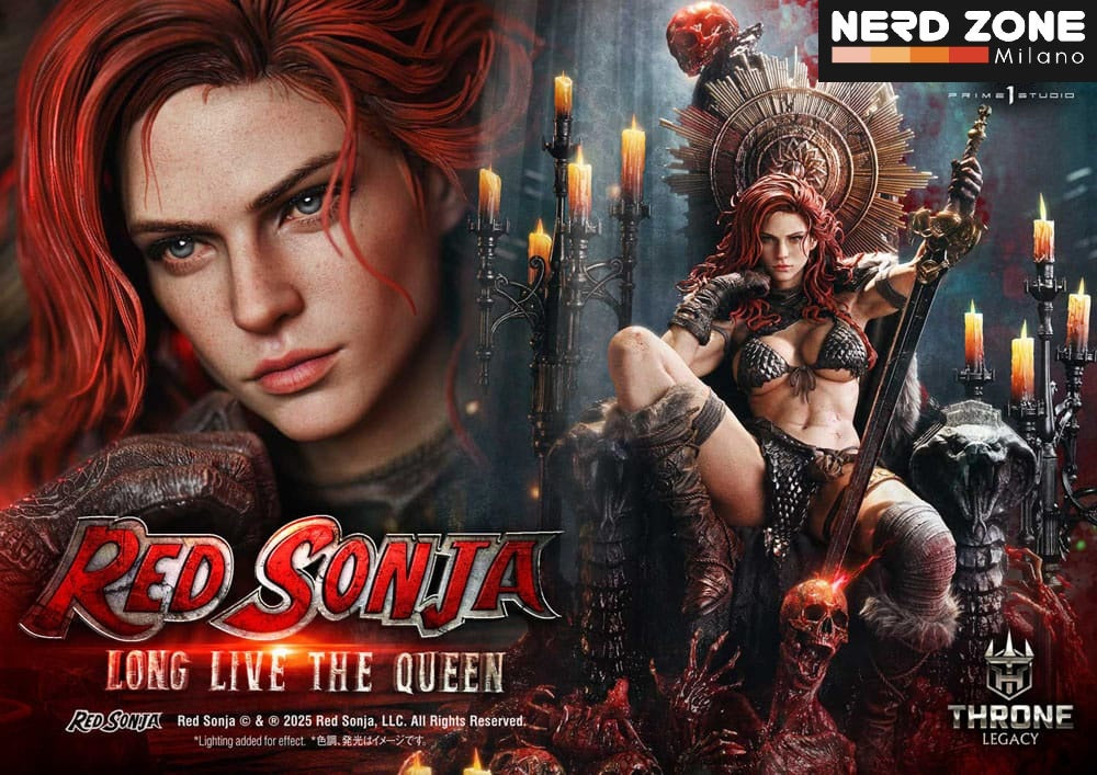 PRIME 1 STUDIO - Red Sonja Throne Legacy Collection Statue Statue 1/3 Red Sonja: Long Live the Queen 77 cm