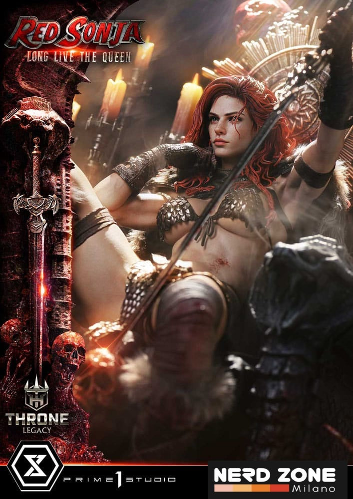 PRIME 1 STUDIO - Red Sonja Throne Legacy Collection Statue Statue 1/3 Red Sonja: Long Live the Queen 77 cm