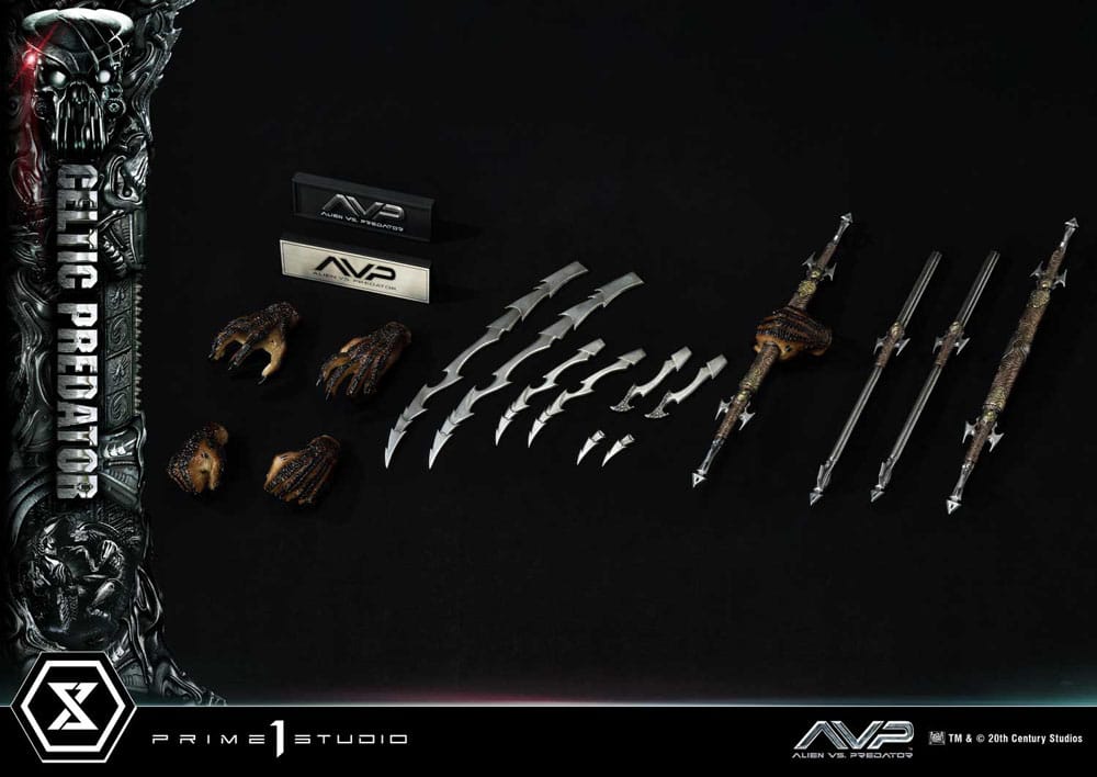PRIME 1 STUDIO - The Alien vs. Predator Museum Masterline Series Statue 1/3 Celtic Predator Bonus Ver. 95 cm