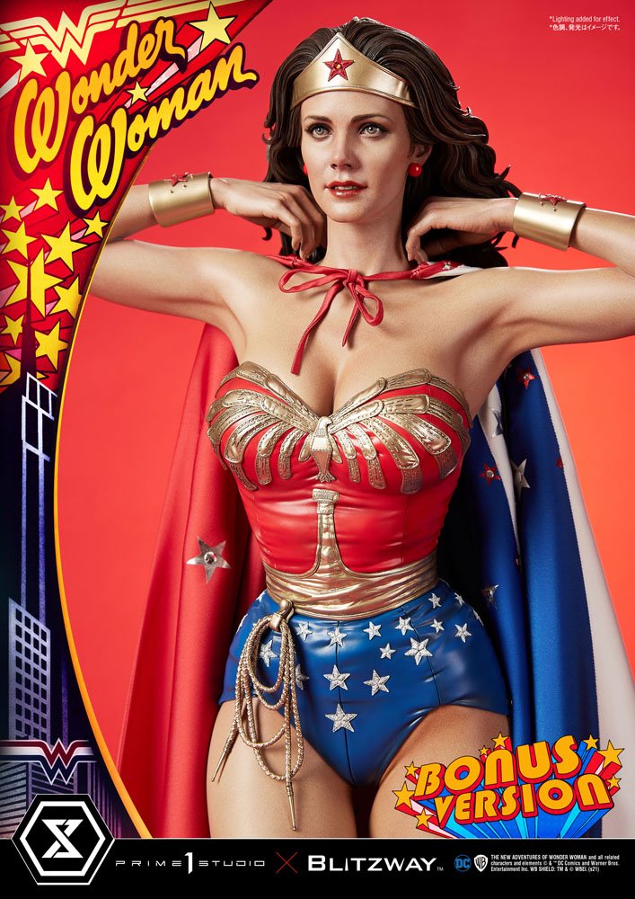PRIME 1 STUDIO - Wonder Woman 1975 Statue 1/3 Wonder Woman (Lynda Carter) Bonus Version 69 cm Statue DC Comics