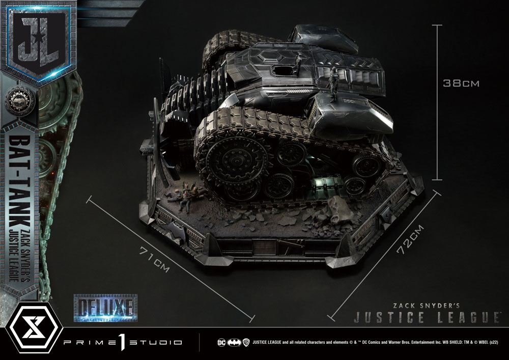 PRIME 1 STUDIO - Zack Snyder's Justice League Museum Masterline Diorama Bat-Tank DELUXE Version 36 cm Diorami DC Comics