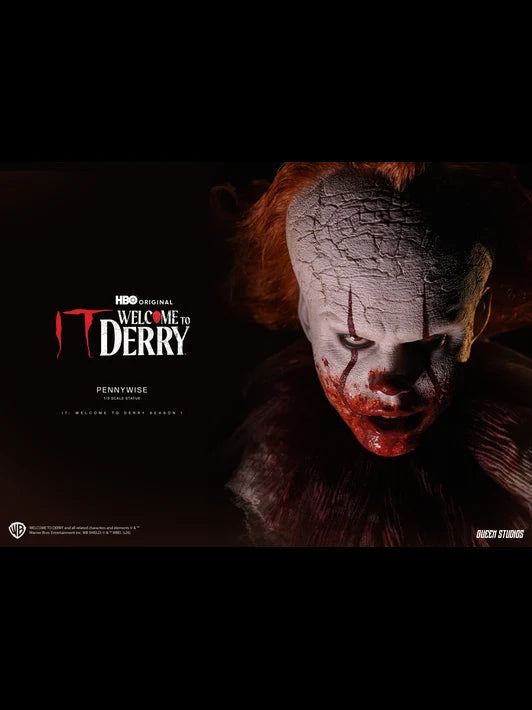 PRE ORDINE QUEEN STUDIOS - IT: Welcome to Derry Season 1 - Pennywise 1/3 Scale Statue PREMIUM VERSION