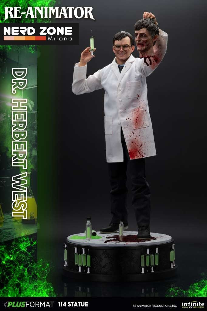 INFINITE STATUE - Re-Animator Dr Herbert West 1/4 Plus Format Statue