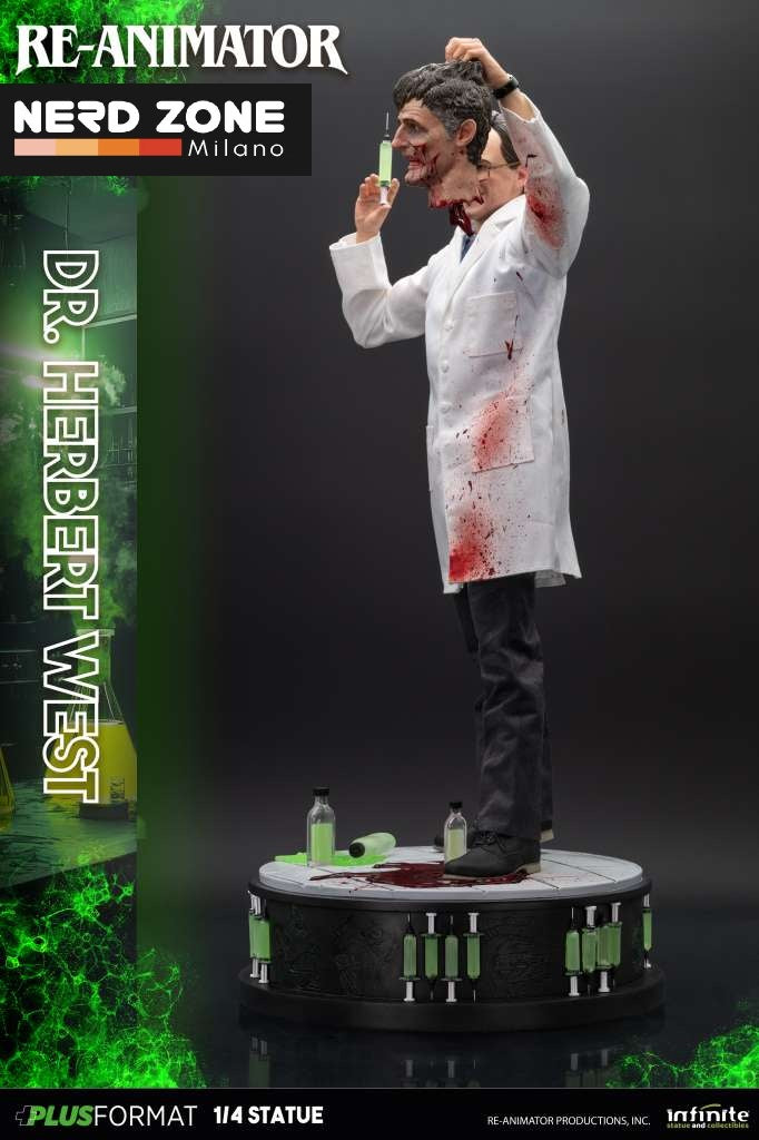 INFINITE STATUE - Re-Animator Dr Herbert West 1/4 Plus Format Statue