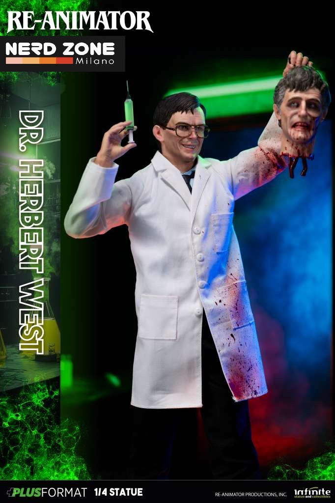 INFINITE STATUE - Re-Animator Dr Herbert West 1/4 Plus Format Statue