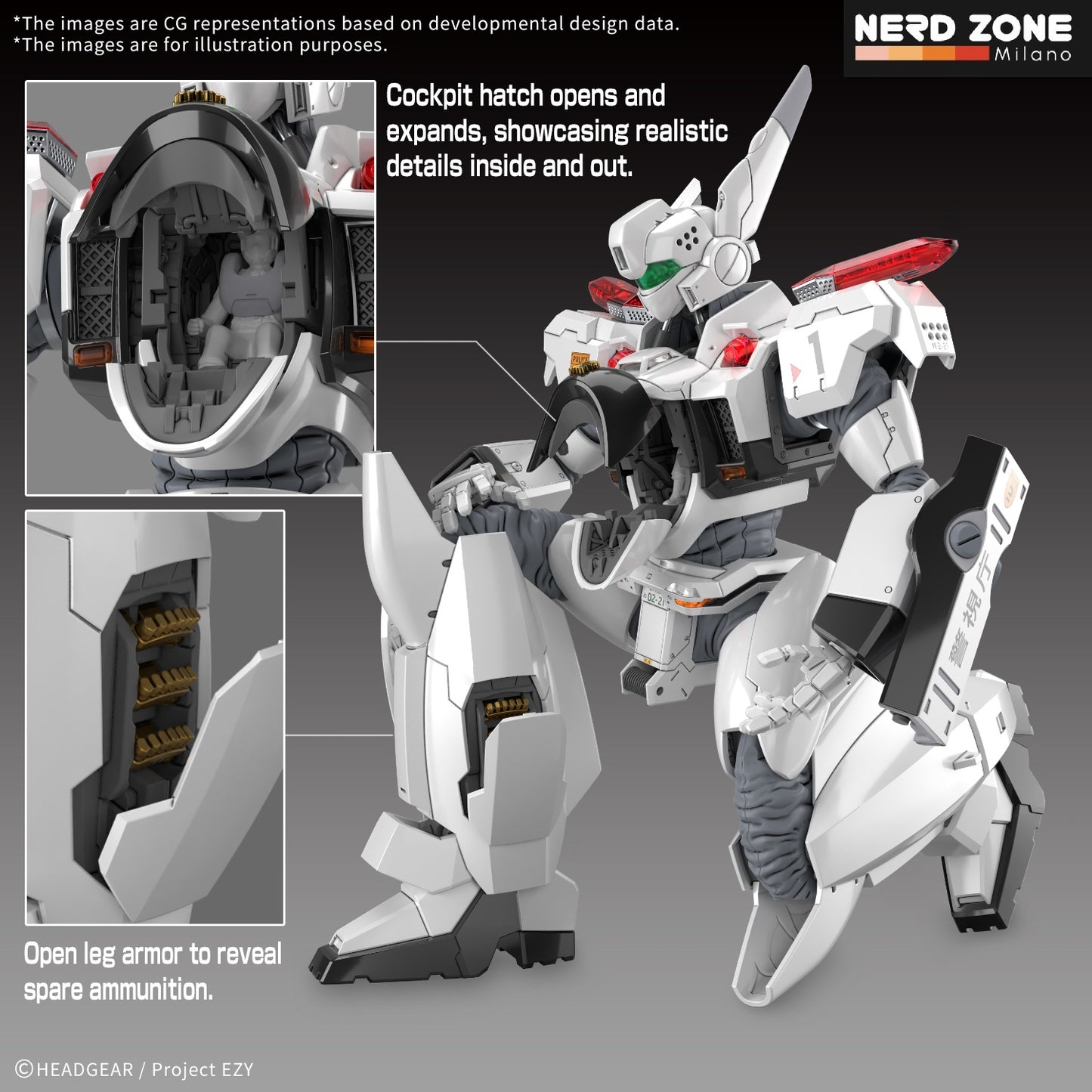 PRE ORDINE - BANDAI GUNPLA - Rg Patlabor Av-98plus Ingram Ingram Plus 1/48