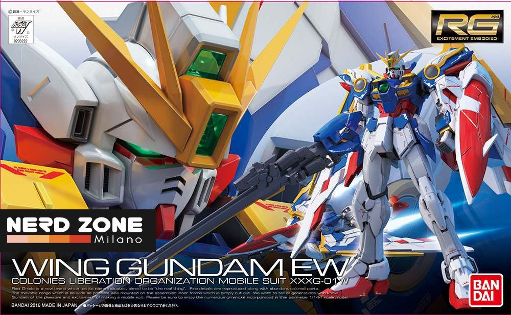 BANDAI GUNPLA - Rg Gundam Wing Xxxg-01w Ew 1/144