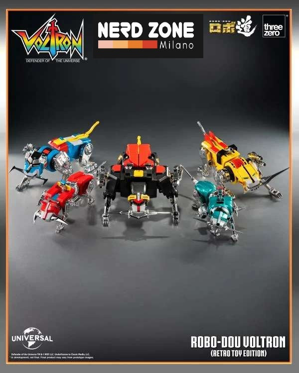 THREEZERO - Robo-Dou Voltron Retro Toy Edition Action Figure