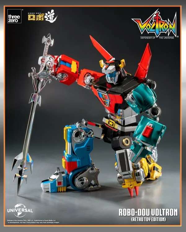 THREEZERO - Robo-Dou Voltron Retro Toy Edition Action Figure