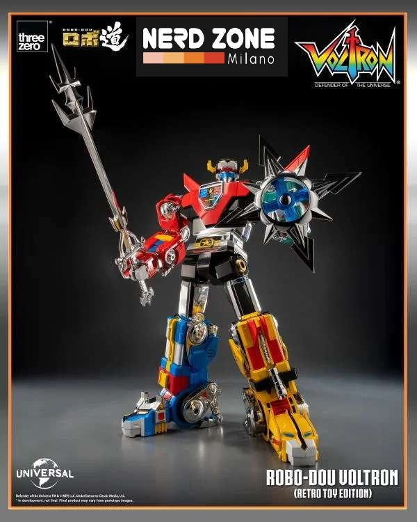 THREEZERO - Robo-Dou Voltron Retro Toy Edition Action Figure