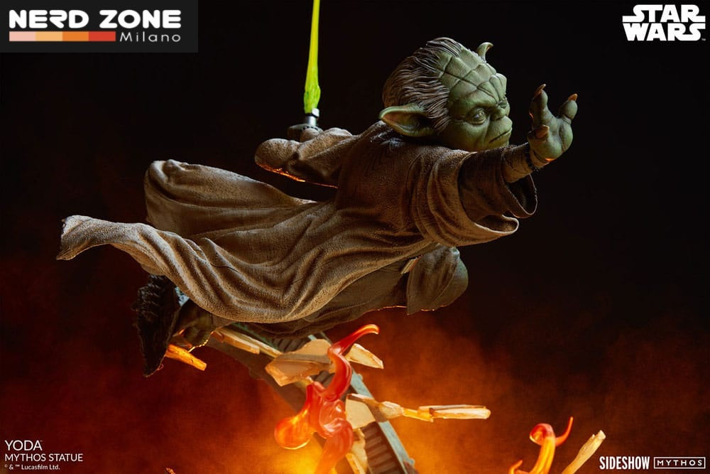 SIDEHSOW - Star Wars Mythos Statue Yoda 43 cm - Damaged packaging