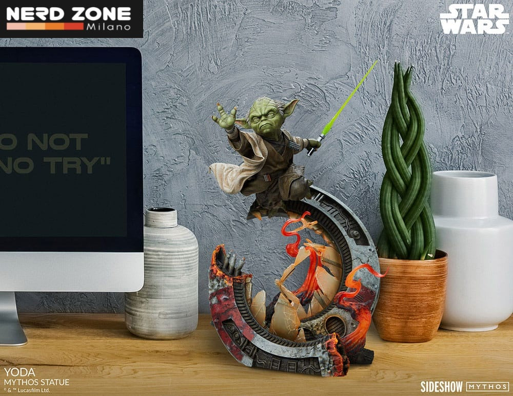 SIDEHSOW - Star Wars Mythos Statue Yoda 43 cm - Damaged packaging