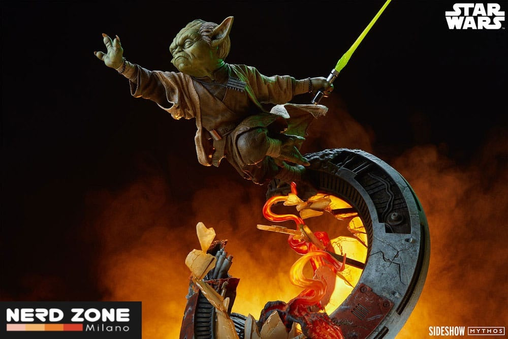 SIDEHSOW - Star Wars Mythos Statue Yoda 43 cm - Damaged packaging