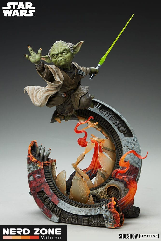 SIDEHSOW - Star Wars Mythos Statue Yoda 43 cm - Damaged packaging