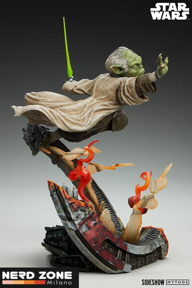 SIDEHSOW - Star Wars Mythos Statue Yoda 43 cm - Damaged packaging