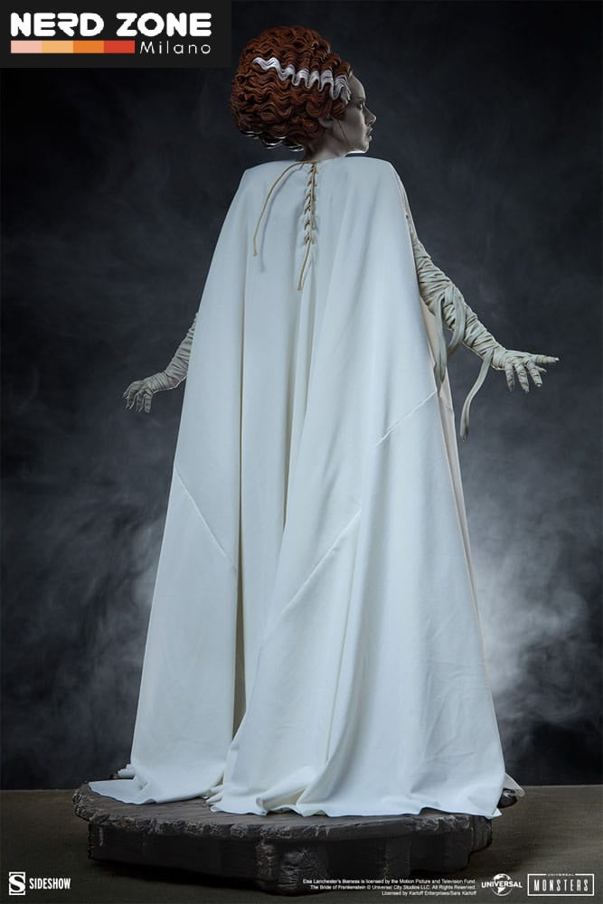 PRE ORDINE - SIDESHOW - Bride of Frankenstein Premium Format Mixed Media Statue The Bride of Frankenstein (Fabric Costume) 55 cm