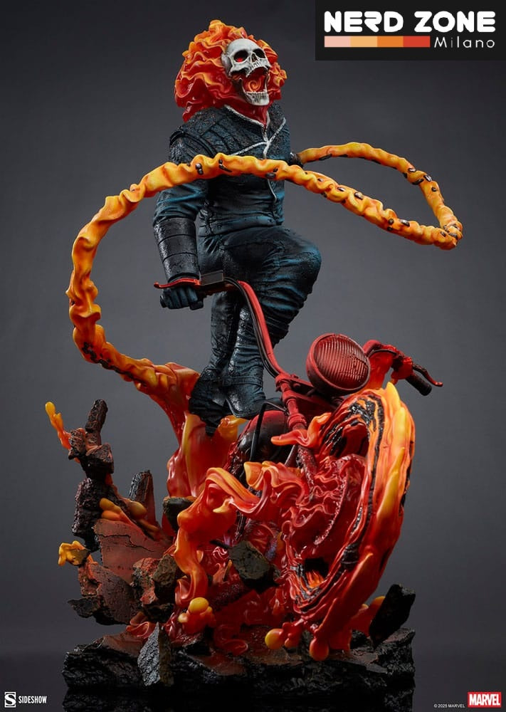 SIDESHOW - Marvel Premium Format Statue Ghost Rider (Classic Variant) 53 cm