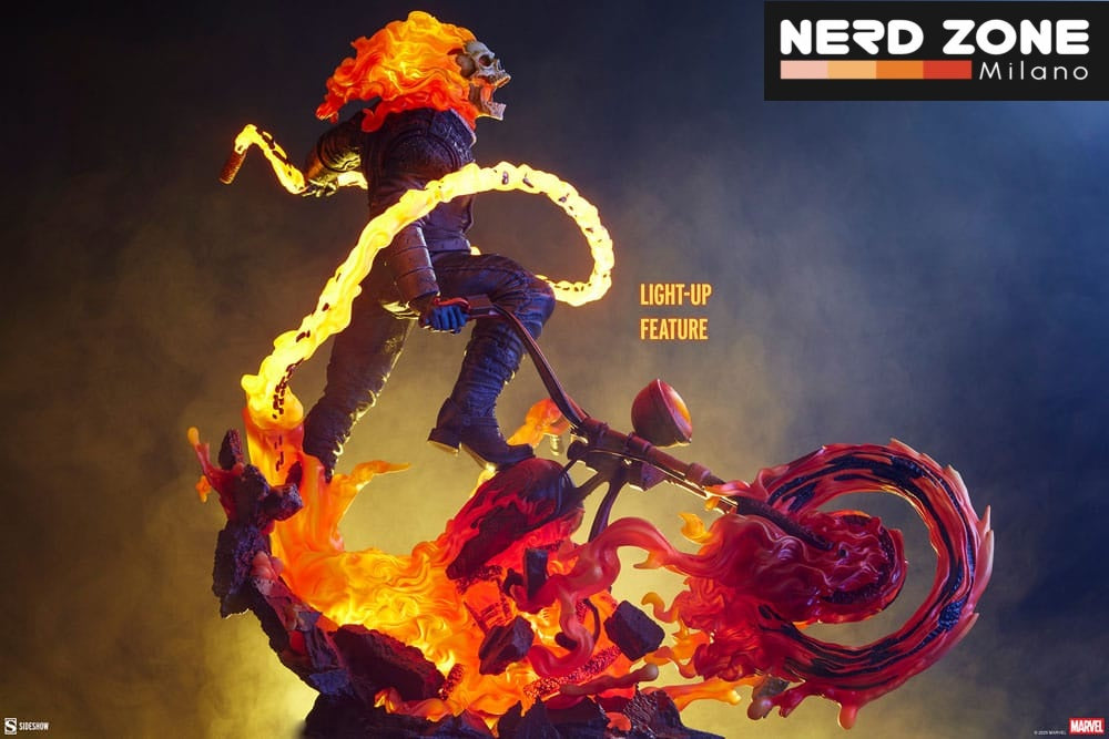 SIDESHOW - Marvel Premium Format Statue Ghost Rider (Classic Variant) 53 cm