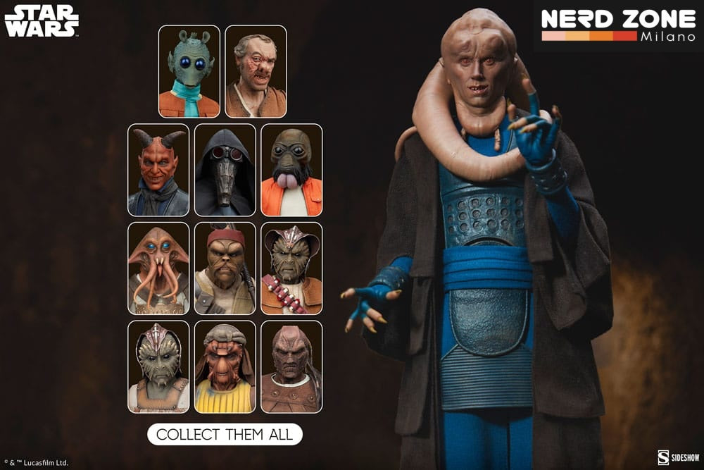 SIDESHOW - Star Wars - Return Of The Jedi Action Figure 1/6 Bib Fortuna 32 cm