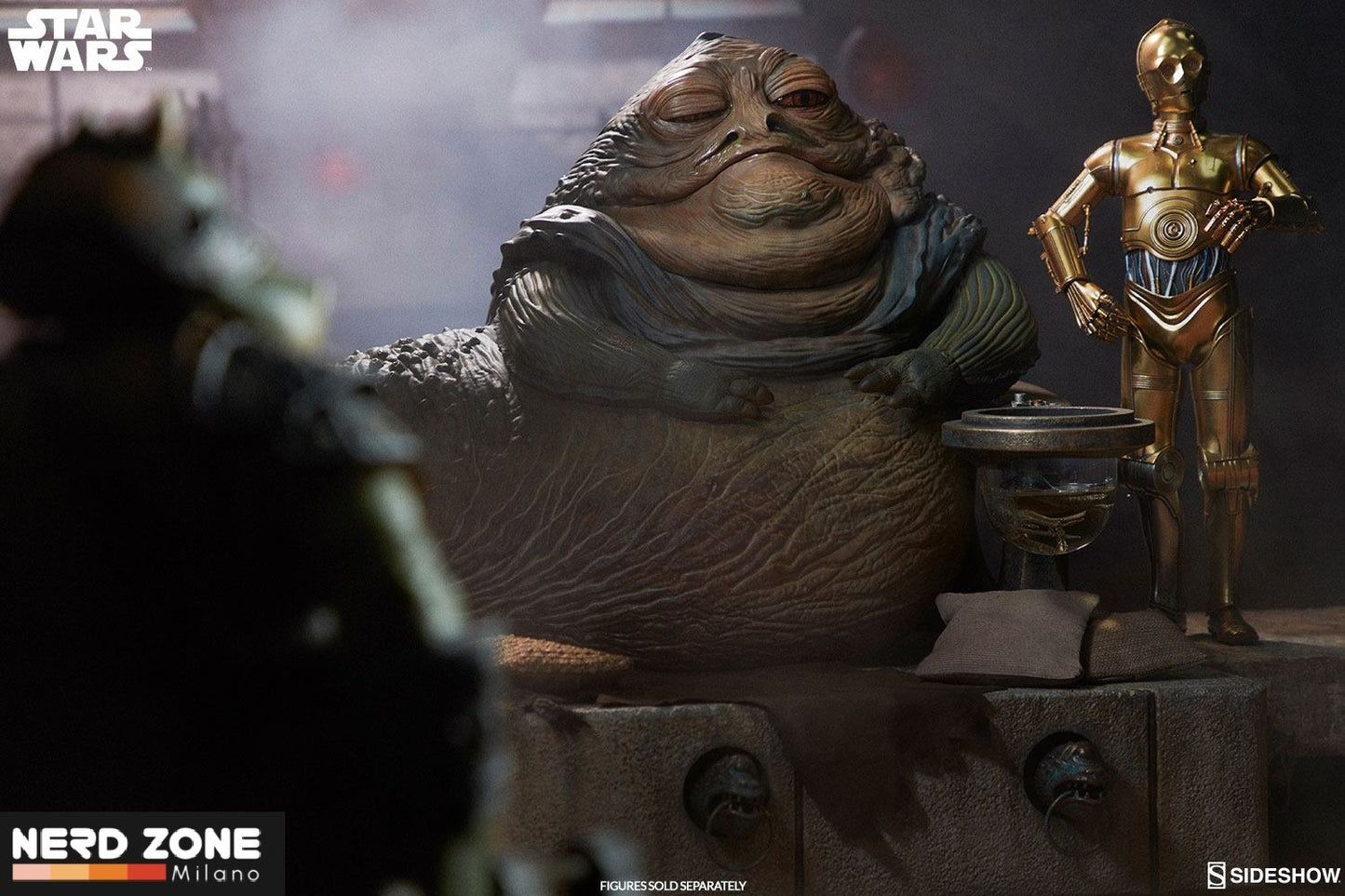 SIDESHOW - Star Wars Episode VI Action Figure 1/6 Jabba the Hutt & Throne Deluxe 34 cm