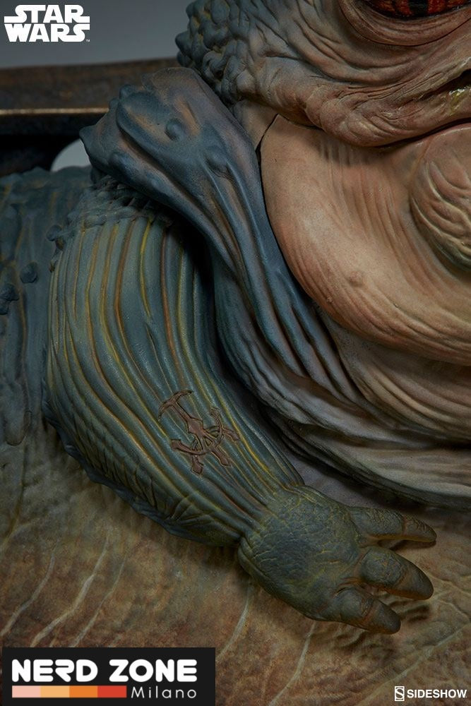 SIDESHOW - Star Wars Episode VI Action Figure 1/6 Jabba the Hutt & Throne Deluxe 34 cm