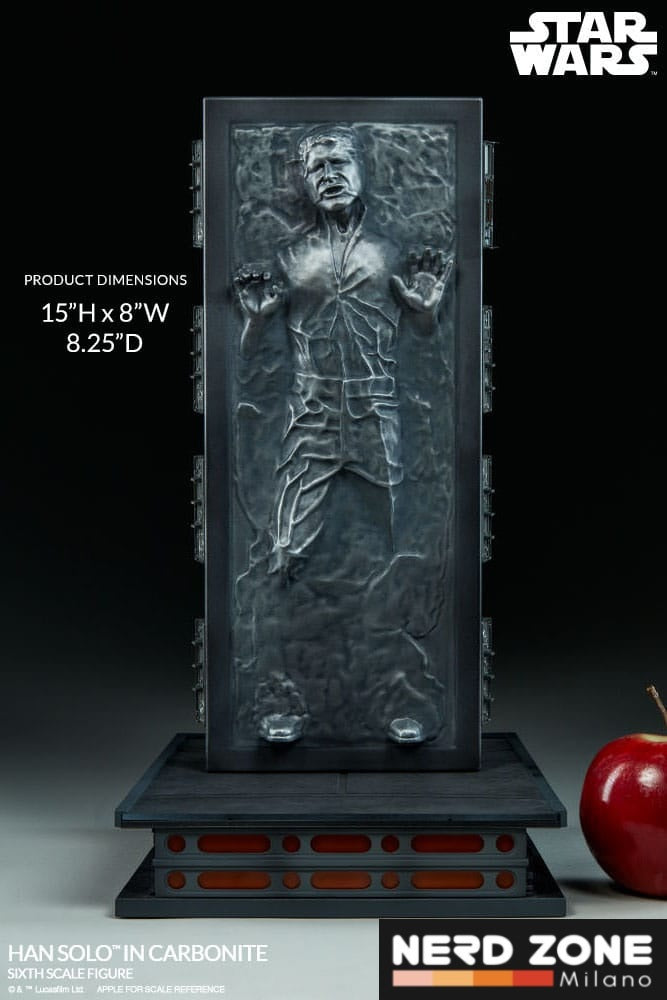 SIDESHOW - Star Wars Figure 1/6 Han Solo in Carbonite 38 cm