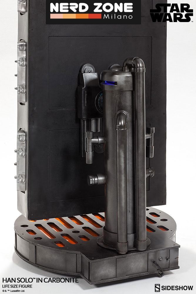 SIDESHOW - Star Wars Life-Size Statue Han Solo in Carbonite 231 cm