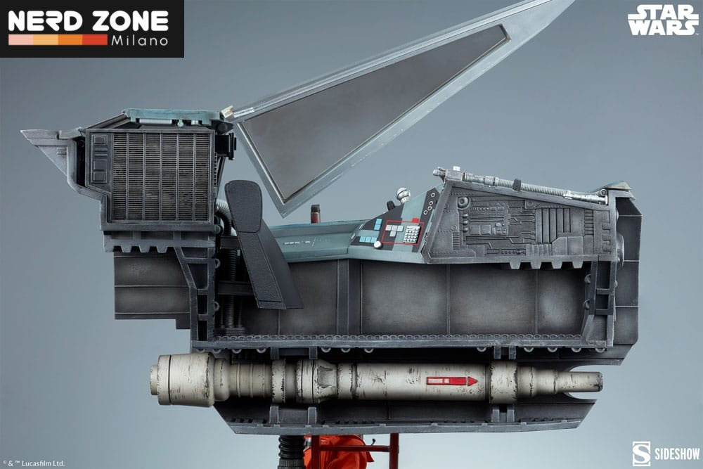 SIDESHOW - Star Wars Premium Format Statue Luke Skywalker & X-Wing: Red Five, Standing By 76 cm