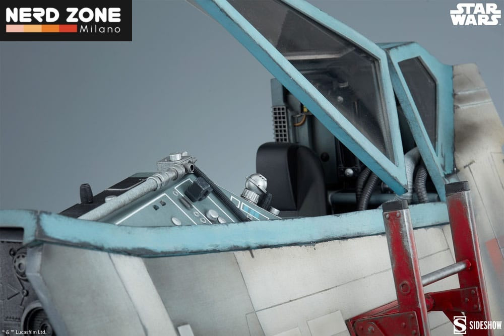 SIDESHOW - Star Wars Premium Format Statue Luke Skywalker & X-Wing: Red Five, Standing By 76 cm