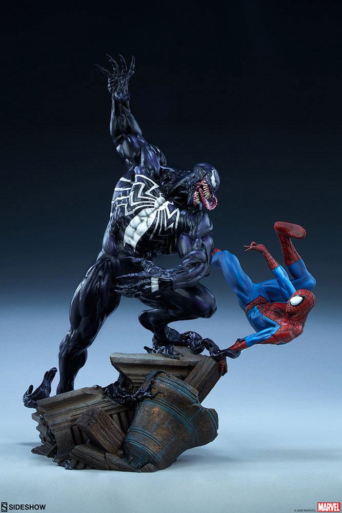 SIDESHOW – Marvel Maquette Spider-Man vs Venom Exclusive