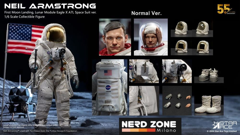 STAR ACE - Neil Armstrong Action Figure 1/6 Neil Armstrong 30 cm