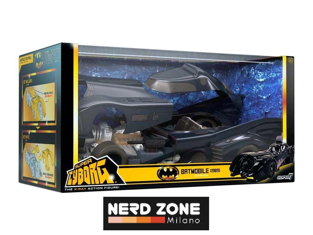 SUPER 7 - Batman Super Cyborg Batmobile 1989 Full Color