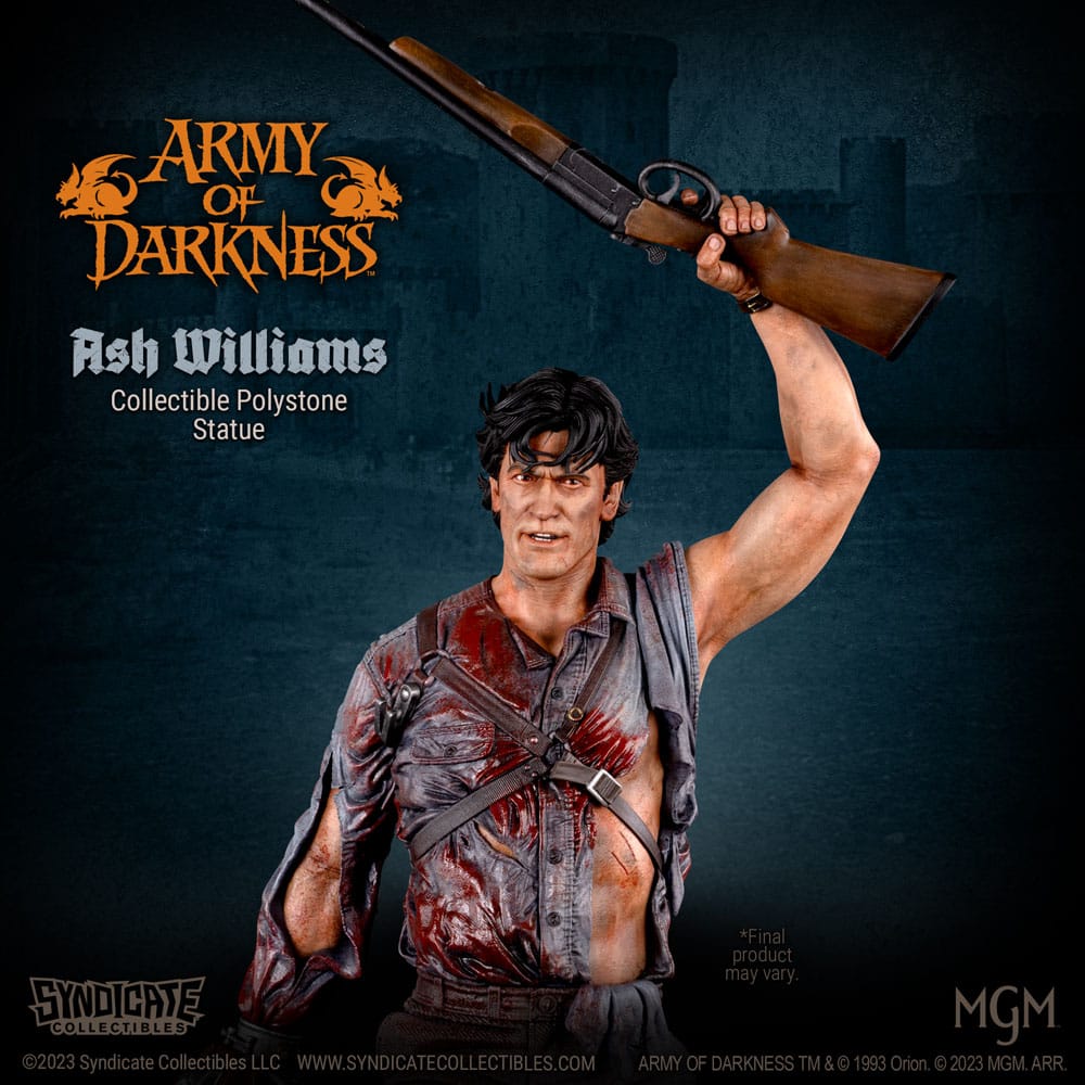 SYNDICATE COLLECTIBLES - Army Of Darkness Statue 1/10 Ash Williams 28 Cm
