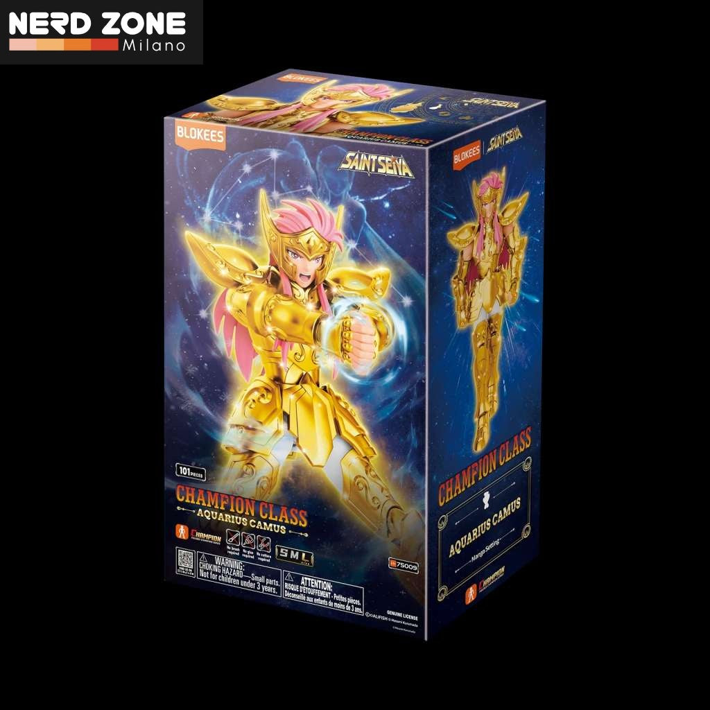 BLOKEES - Saint Seiya Aquarius Camus Champion Class 08 Model Kit