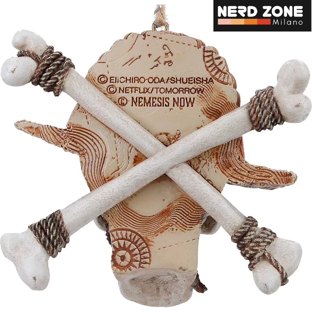 PRE ORDINE - NEMESIS NOW - One Piece Luffy Jolly Roger Hanging Ornament