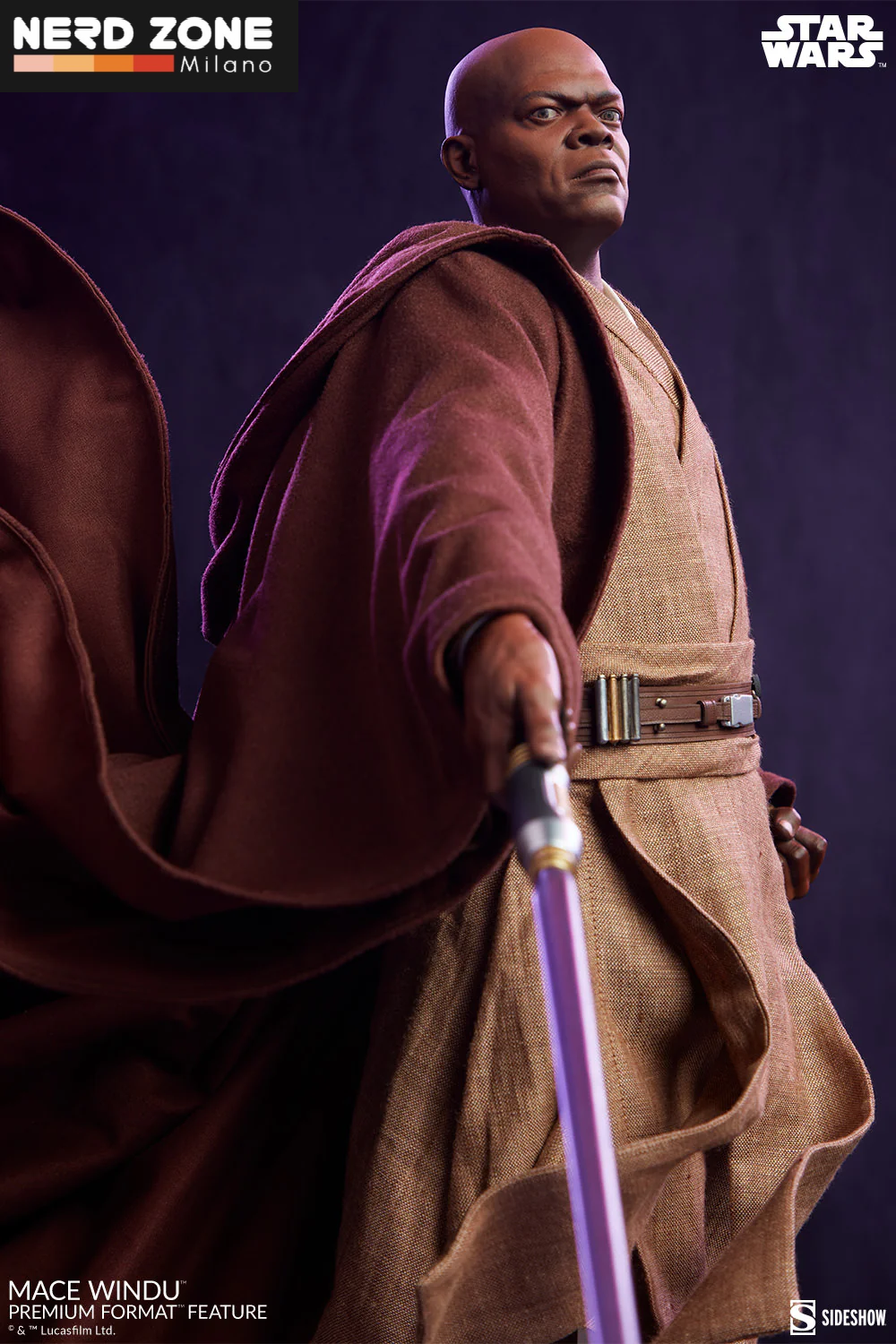 SIDESHOW – Star Wars: Revenge of the Sith – Mace Windu Premium 1:4 Scale Statue