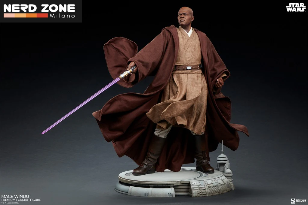 SIDESHOW – Star Wars: Revenge of the Sith – Mace Windu Premium 1:4 Scale Statue
