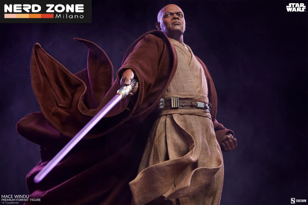 SIDESHOW – Star Wars: Revenge of the Sith – Mace Windu Premium 1:4 Scale Statue