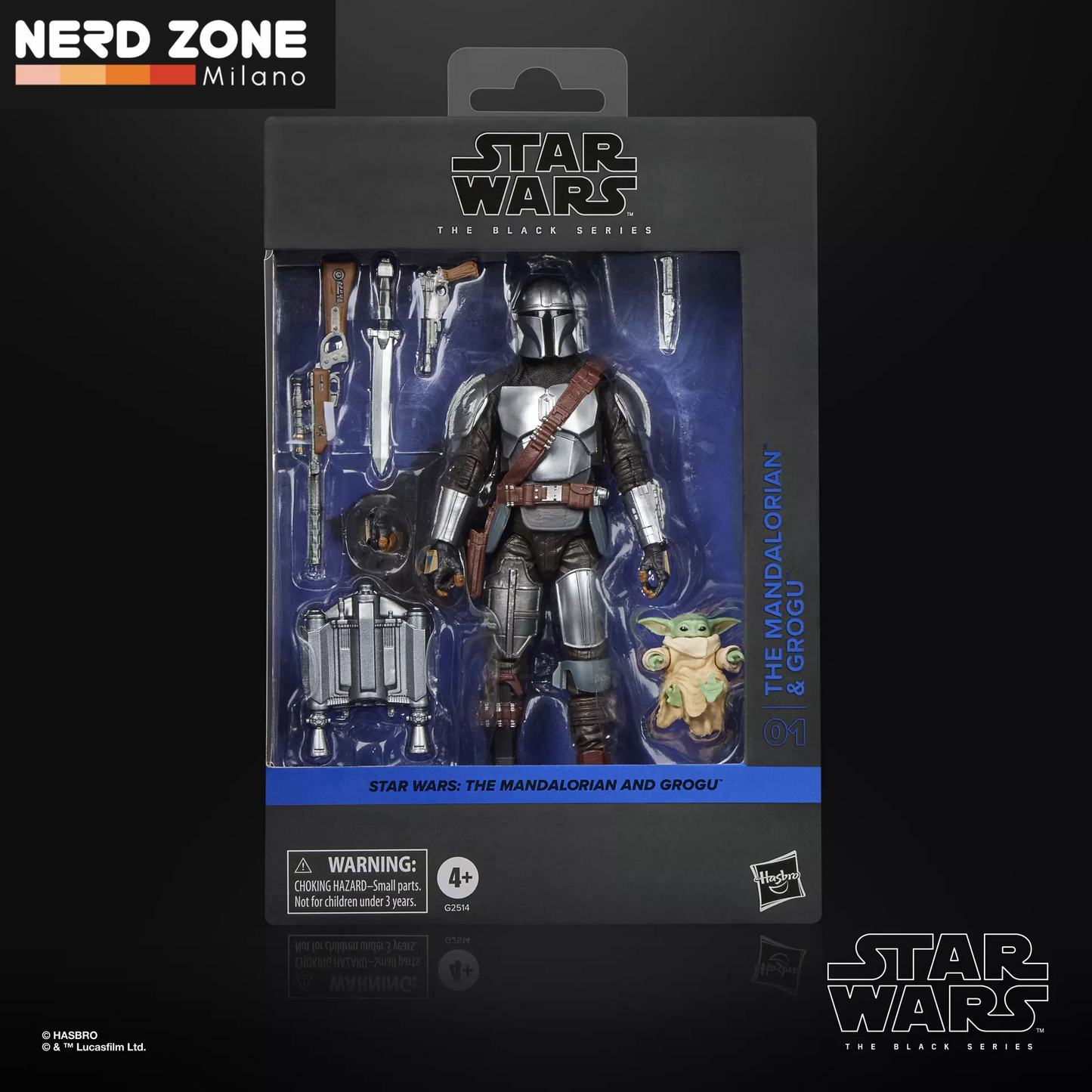 PRE ORDINE - HASBRO - Star Wars Black Series The Mandalorian And Grogu Action Figure